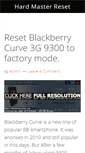 Mobile Screenshot of hardmasterreset.com